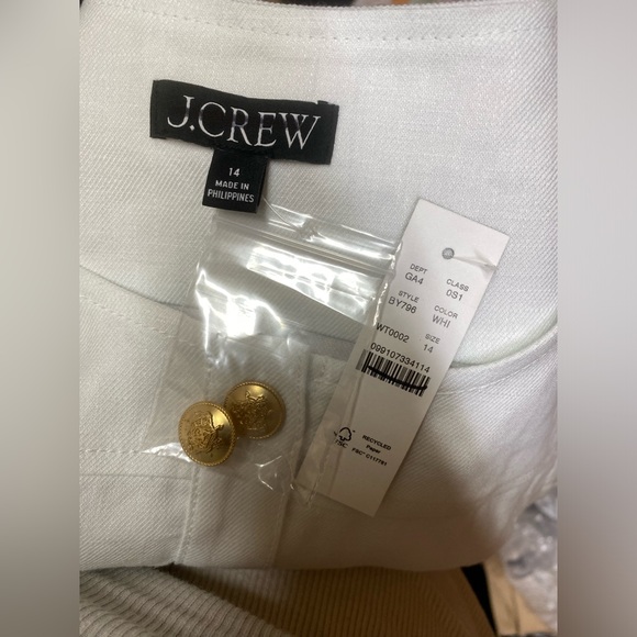 NWT jcrew sleveles midi dress in stretch linen blend - Picture 4 of 7